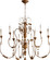 Salento Nine Light Chandelier in French Umber (19|6206-9-94)