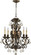 Rio Salado Six Light Chandelier in Toasted Sienna With Mystic Silver (19|6157-6-44)