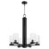 Steinway Six Light Chandelier in Matte Black (19|6111-6-59)