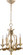 Florence Four Light Chandelier in Persian White (19|6037-4-70)
