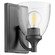 Enclave One Light Wall Mount in Matte Black w/ Clear/Seeded (19|5459-1-259)
