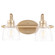 Reyes Two Light Vanity in Aged Brass (19|5060-2-280)