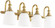 Richmond Four Light Vanity in Aged Brass (19|5011-4-80)
