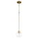 Volán One Light Pendant in Aged Brass (19|3317-80)