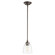 Rossington One Light Pendant in Oiled Bronze w/ Clear/Seeded (19|3122-286)