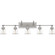 Nicholas Five Light Bath Fixture in Brushed Nickel (10|NLC8605BN)