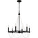 Brigitta Six Light Chandelier in Matte Black (10|BGA5021MBK)