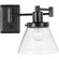Hinton One Light Swing Arm Wall Lamp in Black (54|P710084-031)