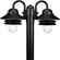 Newport Two Light Post Lantern in Textured Black (54|P5493-31)