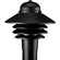 Newport One Light Post Lantern in Black (54|P5444-31)