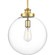 Penn One Light Pendant in Natural Brass (54|P5328-137)