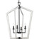 Galloway Four Light Foyer Pendant in Matte Black (54|P500378-31M)