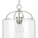 Leyden One Light Pendant in Brushed Nickel (54|P500316-009)