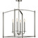 Winslett Four Light Foyer Pendant in Brushed Nickel (54|P500240-009)