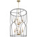 Landree Eight Light Foyer Pendant in Black (54|P500177-031)