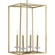 Palacio Four Light Pendant in Vintage Gold (54|P500105-078)