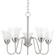 Classic Five Light Chandelier in Brushed Nickel (54|P4757-09)