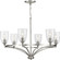 Parkhurst Six Light Chandelier in Brushed Nickel (54|P400297-009)