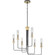 Rainey Six Light Chandelier in Graphite (54|P400168-143)