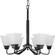 Clifton Heights Six Light Chandelier in Matte Black (54|P400119-31M)