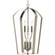 Gather Six Light Foyer Pendant in Brushed Nickel (54|P3929-09)