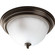 Melon Glass Two Light Flush Mount in Antique Bronze (54|P3817-20)