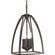 Tally Four Light Foyer Pendant in Antique Bronze (54|P3786-20)