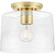 Adley One Light Flush Mount in Satin Brass (54|P350213-012)