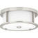 Mast Two Light Flush Mount in Brushed Nickel (54|P350144-009)