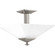 Clifton Heights Two Light Semi Flush Mount in Brushed Nickel (54|P350107-009)