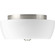 Leap Two Light Flush Mount in Brushed Nickel (54|P350061-009)