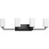 Cowan Four Light Bath Vanity in Matte Black (54|P300371-31M)