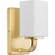 Cowan One Light Bath Vanity in Satin Brass (54|P300368-012)