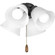 Fan Light Kits LED Fan Light Kit in Graphite (54|P2610-143WB)