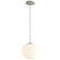 Luna LED Pendant in Polished Nickel (440|3-672-20)