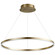 Circulo LED Pendant in Aged Brass (440|3-65-40)