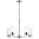 Intersection Five Light Chandelier in Polished Nickel (72|60-7635)