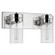 Intersection Two Light Vanity in Polished Nickel (72|60-7632)