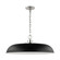 Colony One Light Pendant in Matte Black / Polished Nickel (72|60-7488)