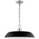 Colony One Light Pendant in Matte Black / Polished Nickel (72|60-7485)
