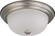 Close to Ceiling Brushed Nickel Two Light Flush Mount in Brushed Nickel (72|60-3262)