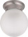 Close to Ceiling Brushed Nickel One Light Flush Mount in Brushed Nickel (72|60-3249)