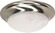 Twist and Lock Brushed Nickel One Light Flush Mount in Brushed Nickel (72|60-283)