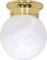 6 Alabaster Ball One Light Flush Mount in Polished Brass (72|60-255)