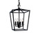 Cage Four Light Pendant in Matte Black (185|1080-MB-NG)