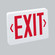 Exit LED Exit Sign in White (167|NX-504-LED/R)