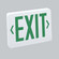 Exit LED Exit Sign in White (167|NX-504-LED/G)