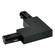 Track Syst & Comp-1 Cir L Connector, 1 Circuit Track in Black (167|NT-313B)