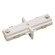 Track Syst & Comp-1 Cir Straight Connector For 1 Circuit Track in White (167|NT-310W)