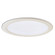 Rec Lv 6'' Trim 6'' Adjustable Stepped Baffle Trim W/ Plastic Ring in White (167|NL-610W)